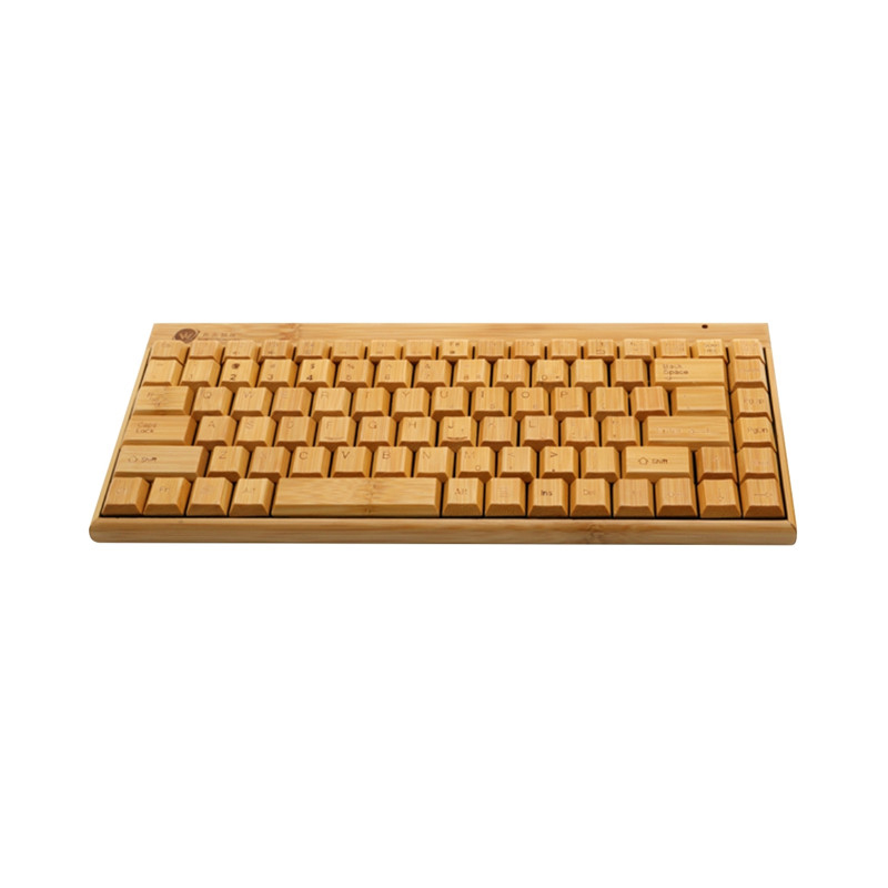 Mini wireless bamboo keyboard KG101-N