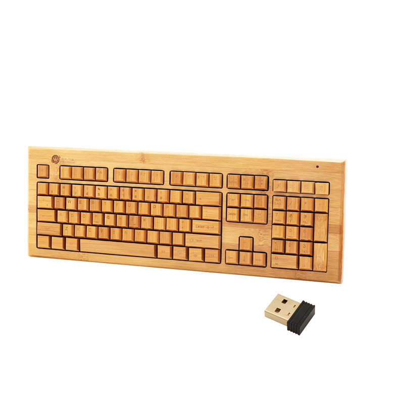 2.4G wireless bamboo keyboard KG308-N
