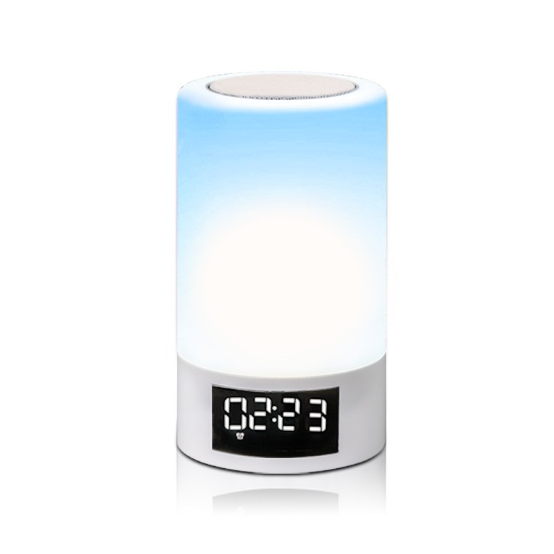2018 New arrival portable smart touch lamp LED bluetooth speaker with TF card
